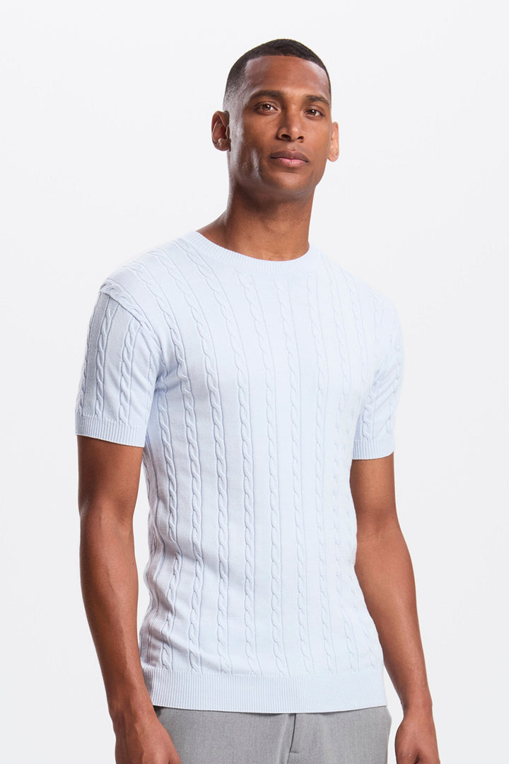 THE CABLE SHORT SLEEVE T-SHIRT