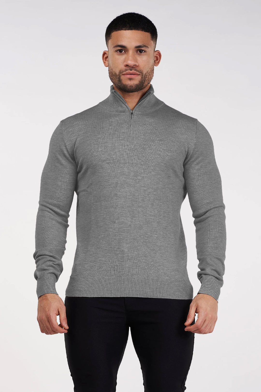 THE SANTONI QUARTER ZIP SWEATER