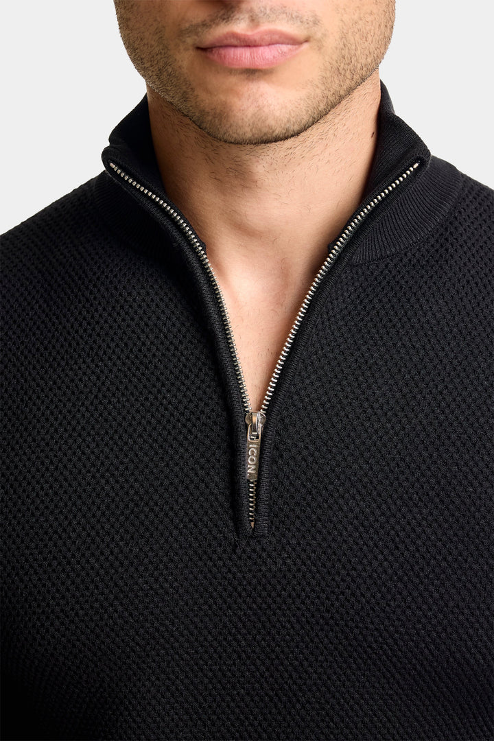 THE FABIO QUARTER ZIP SWEATER