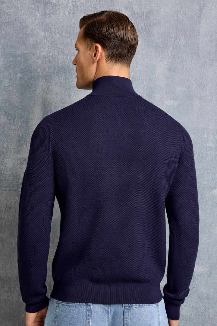 THE FABIO QUARTER ZIP SWEATER
