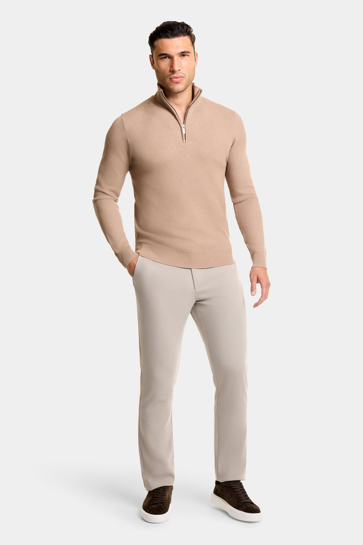 THE FABIO QUARTER ZIP SWEATER