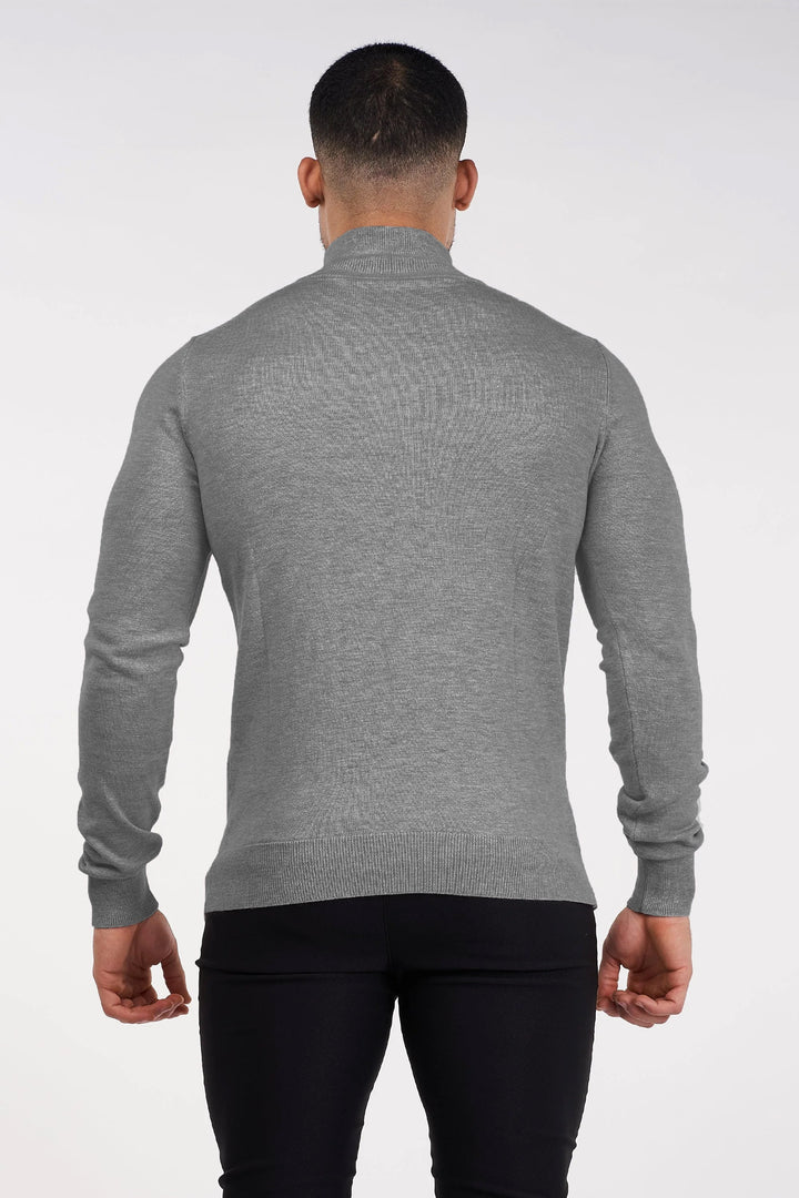 THE SANTONI QUARTER ZIP SWEATER