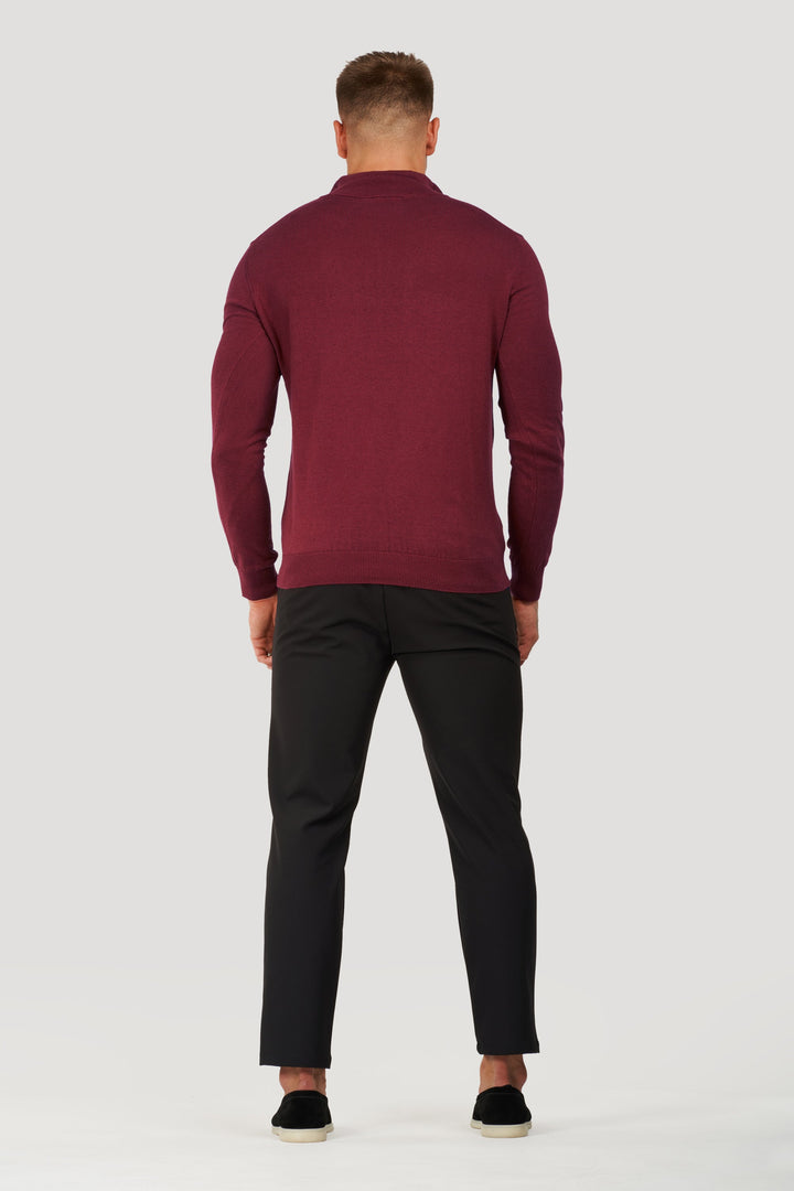THE SANTONI QUARTER ZIP SWEATER