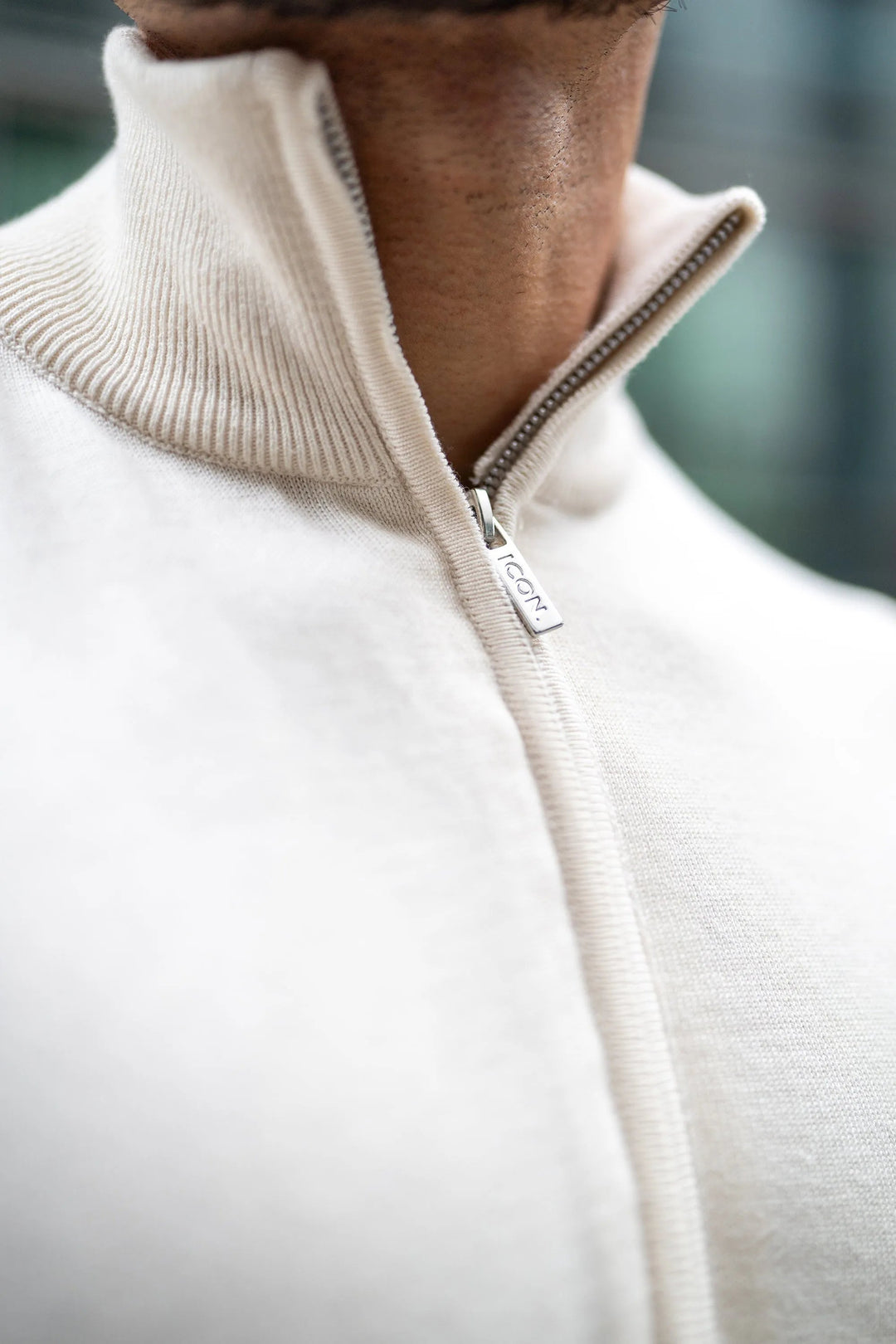 THE SANTONI FULL ZIP SWEATER