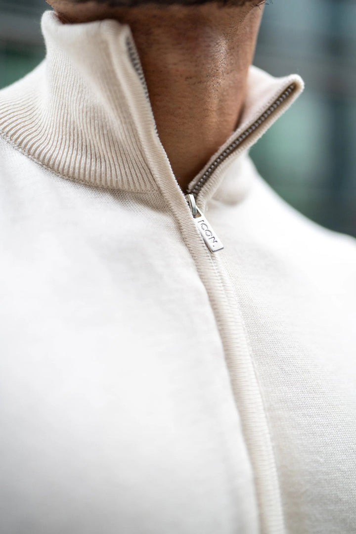 THE SANTONI FULL ZIP SWEATER