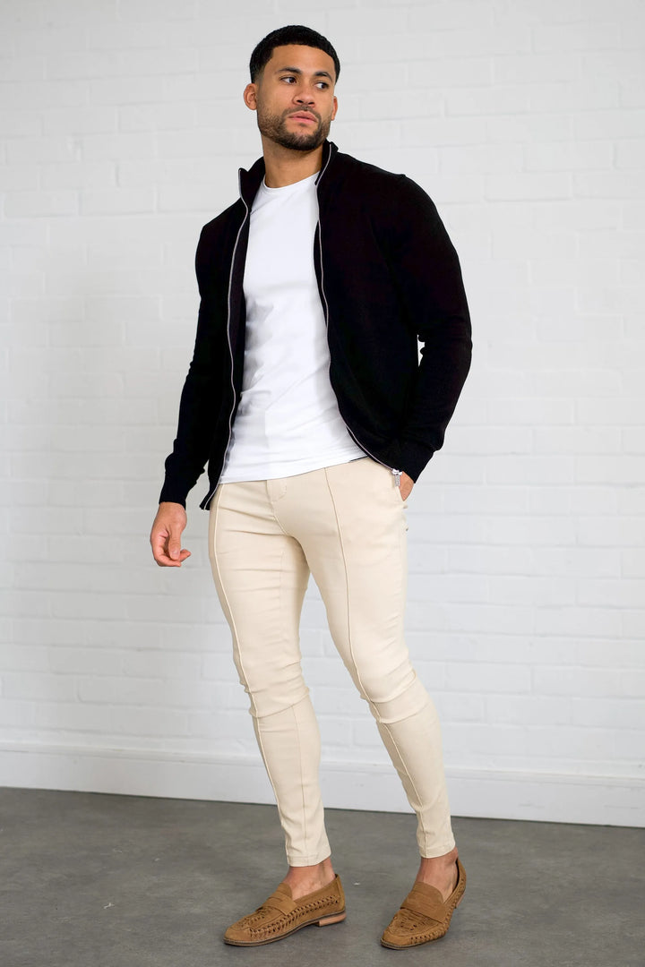 THE SANTONI FULL ZIP SWEATER