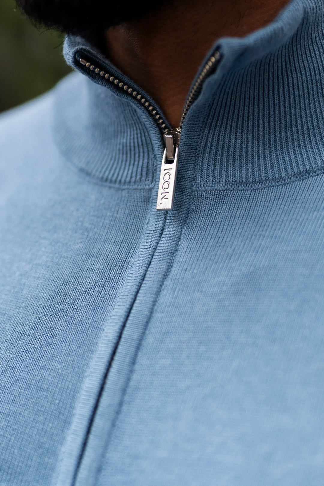 THE SANTONI QUARTER ZIP SWEATER