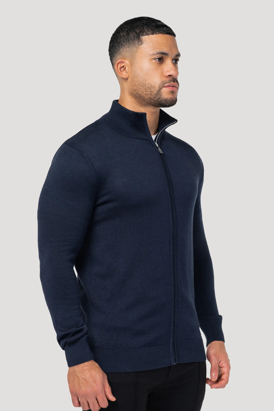 THE SANTONI FULL ZIP SWEATER