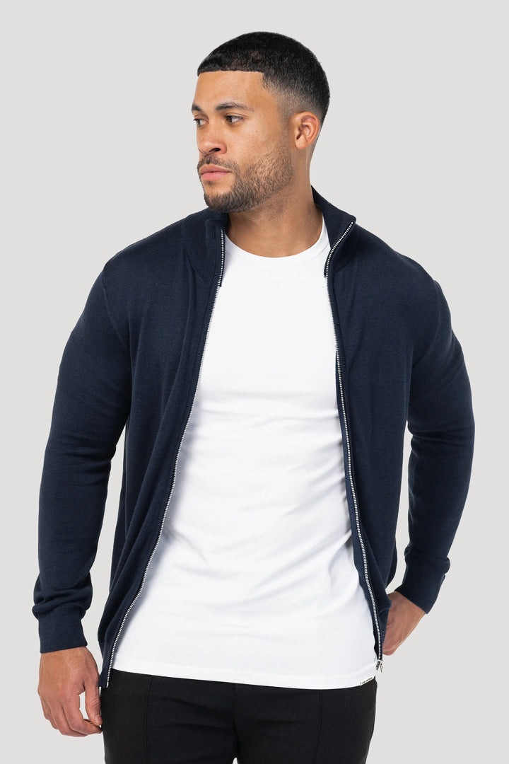 THE SANTONI FULL ZIP SWEATER