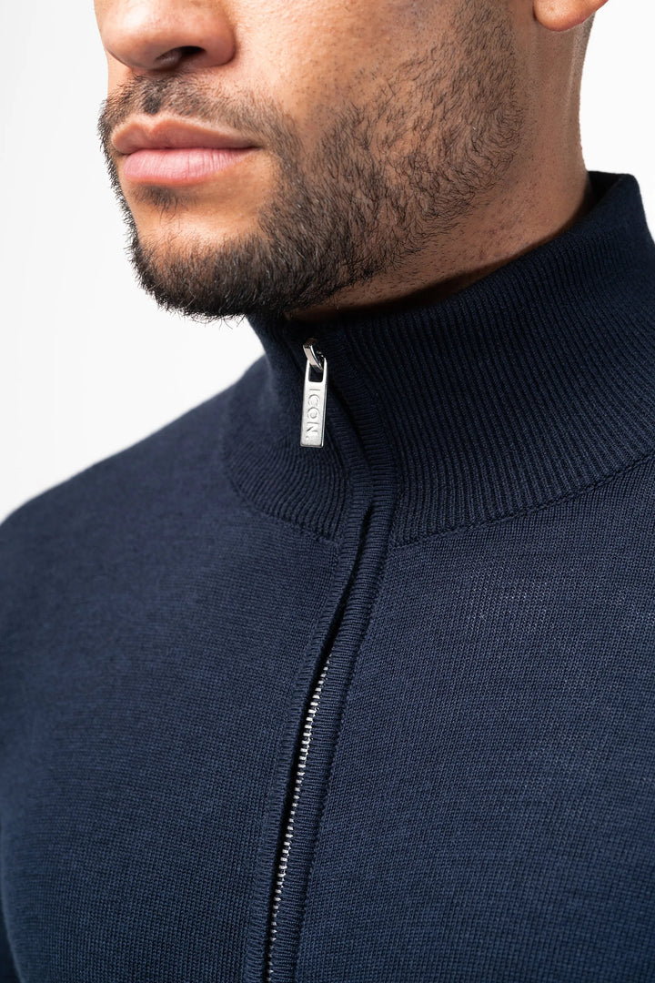 THE SANTONI FULL ZIP SWEATER