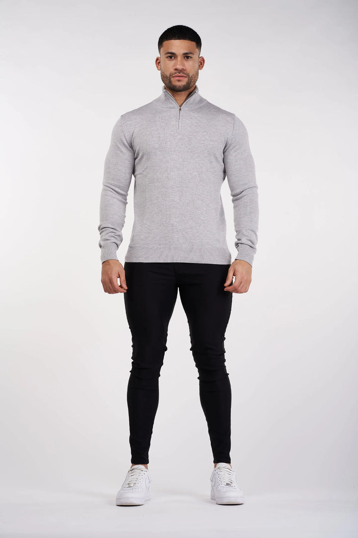 THE SANTONI QUARTER ZIP SWEATER