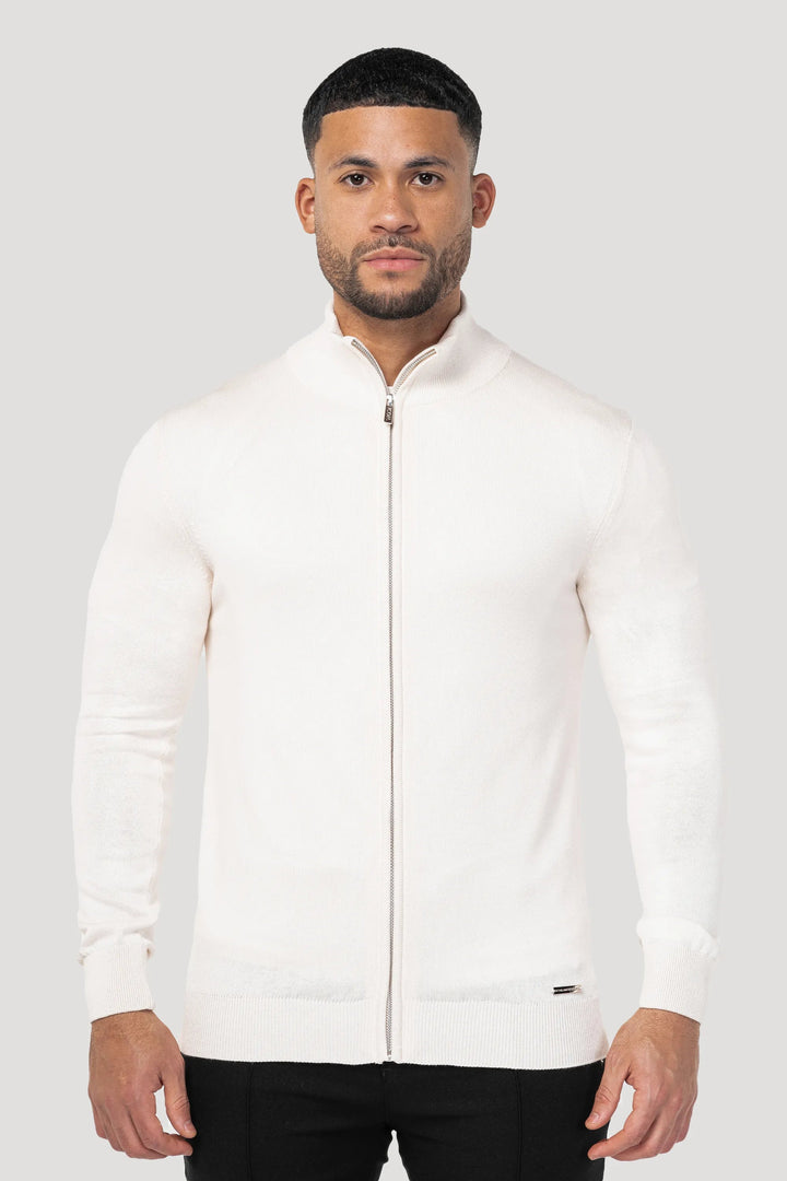 THE SANTONI FULL ZIP SWEATER