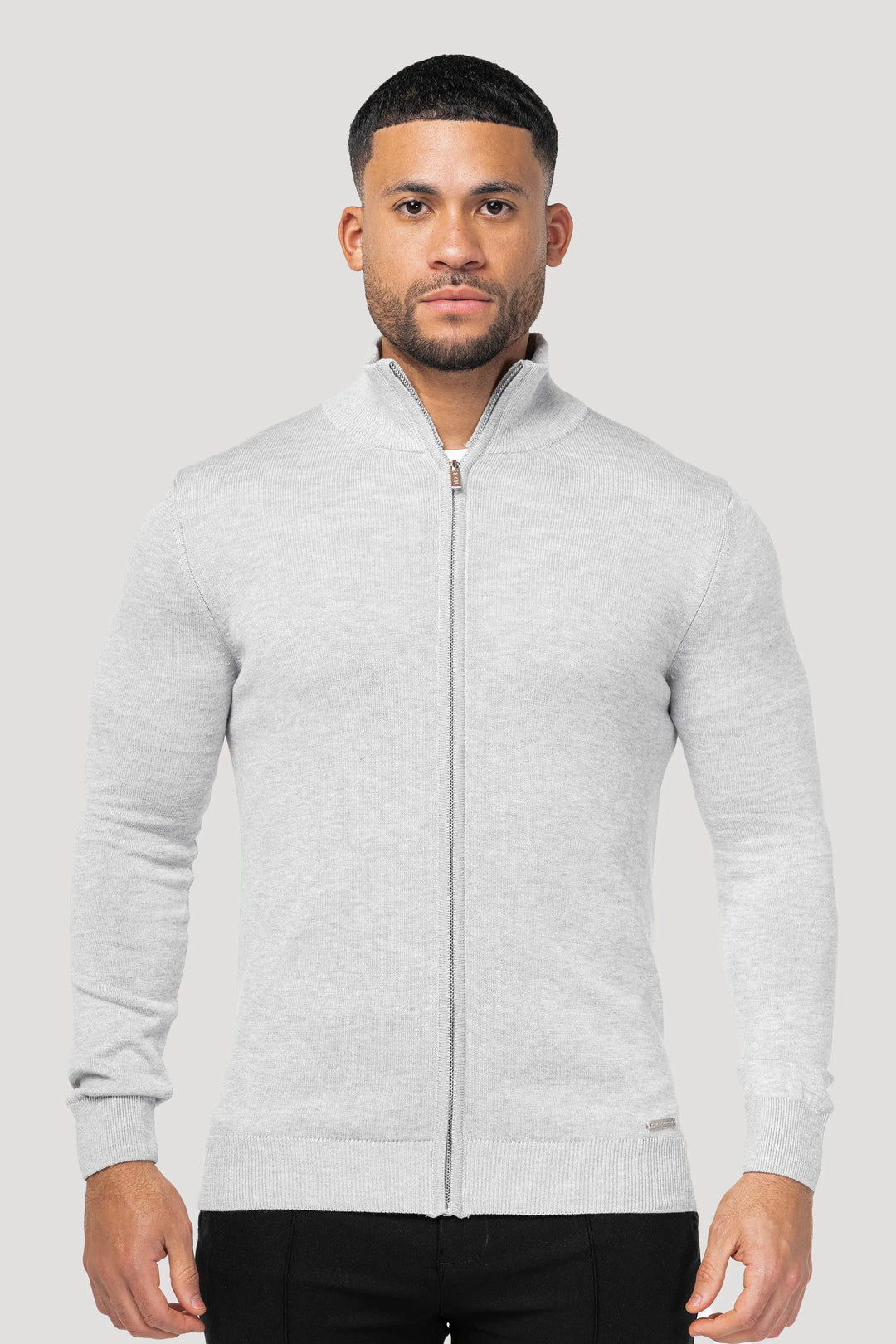 THE SANTONI FULL ZIP SWEATER